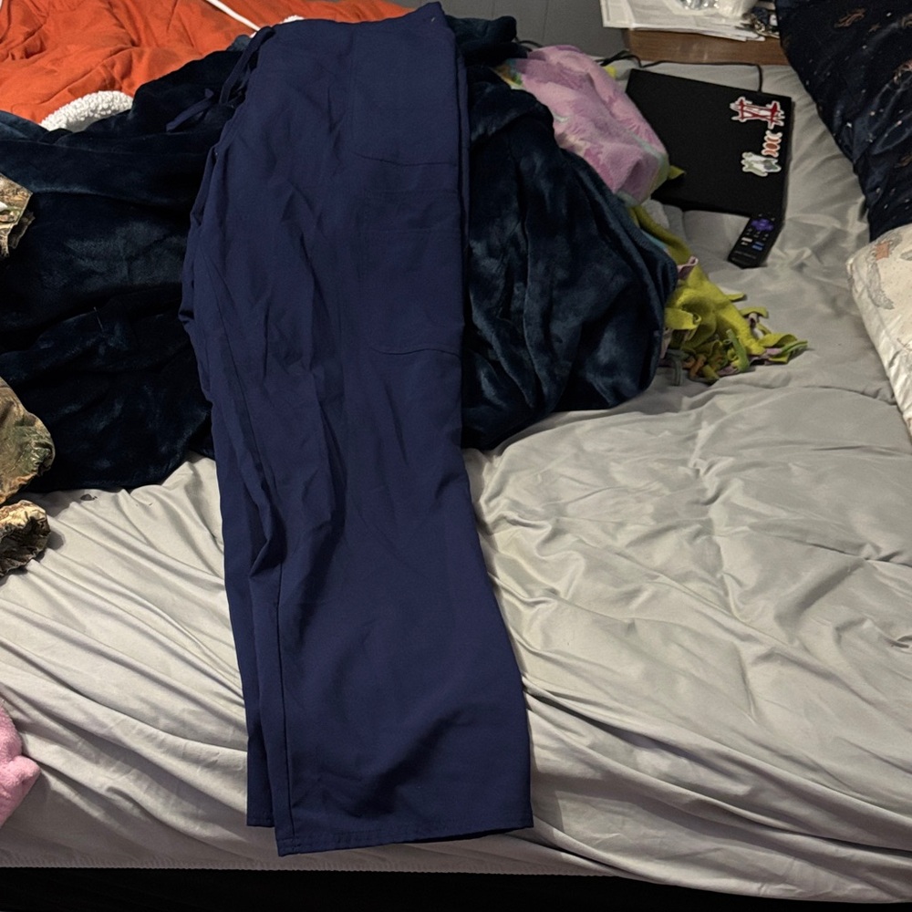 Navy Blue scrub star pants